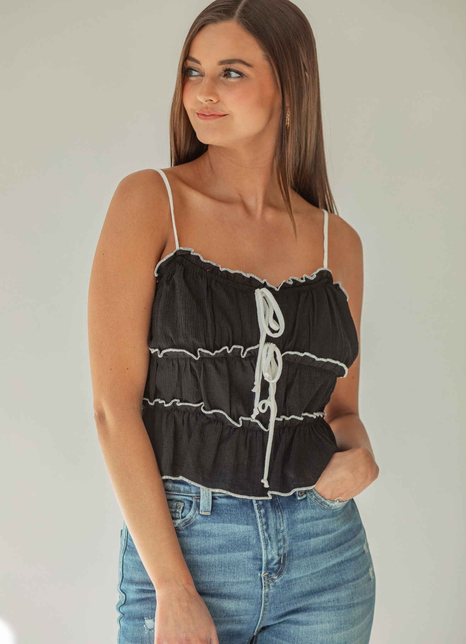 Posie Tie Top