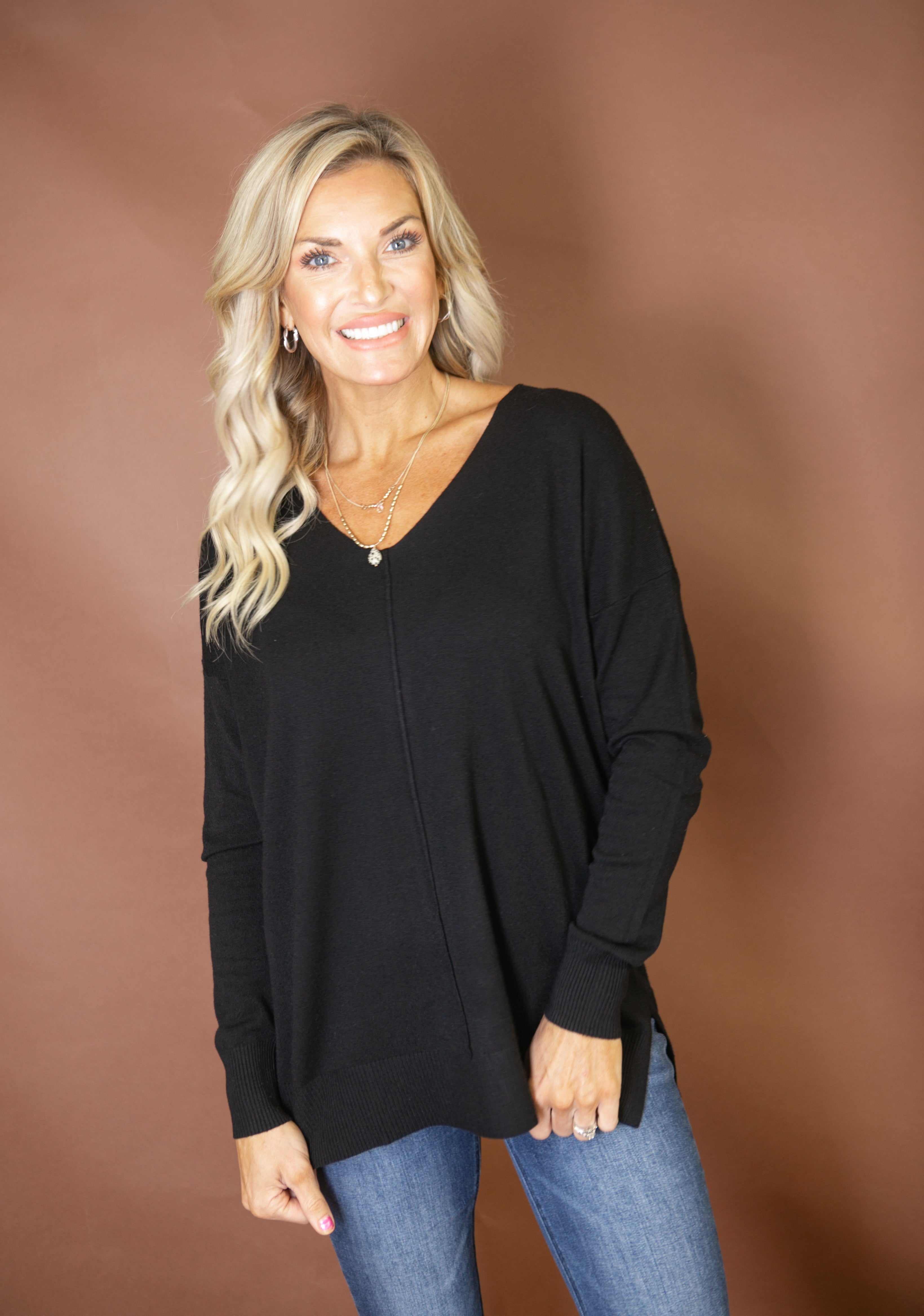 Nadia Front Seam Sweater