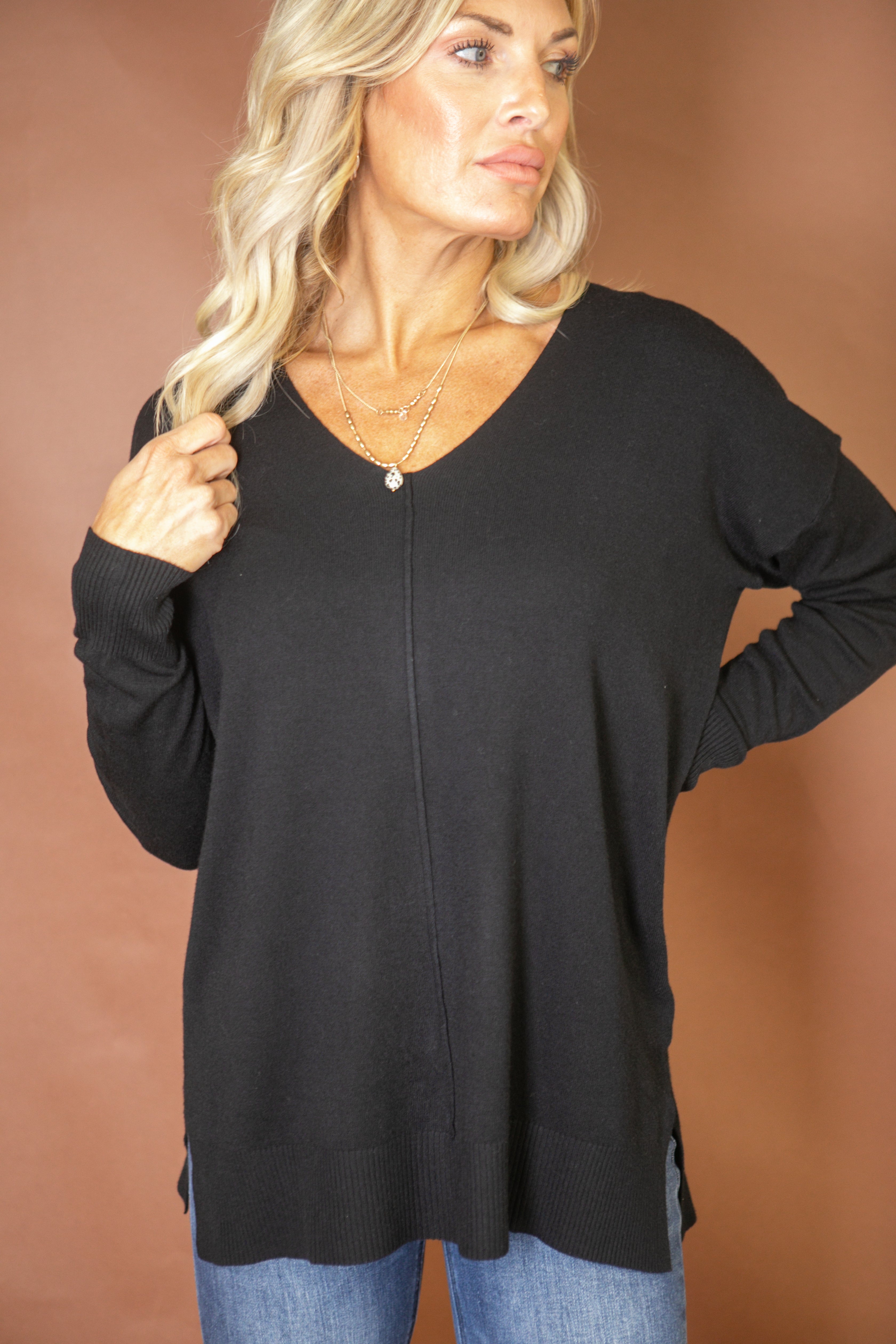 Nadia Front Seam Sweater