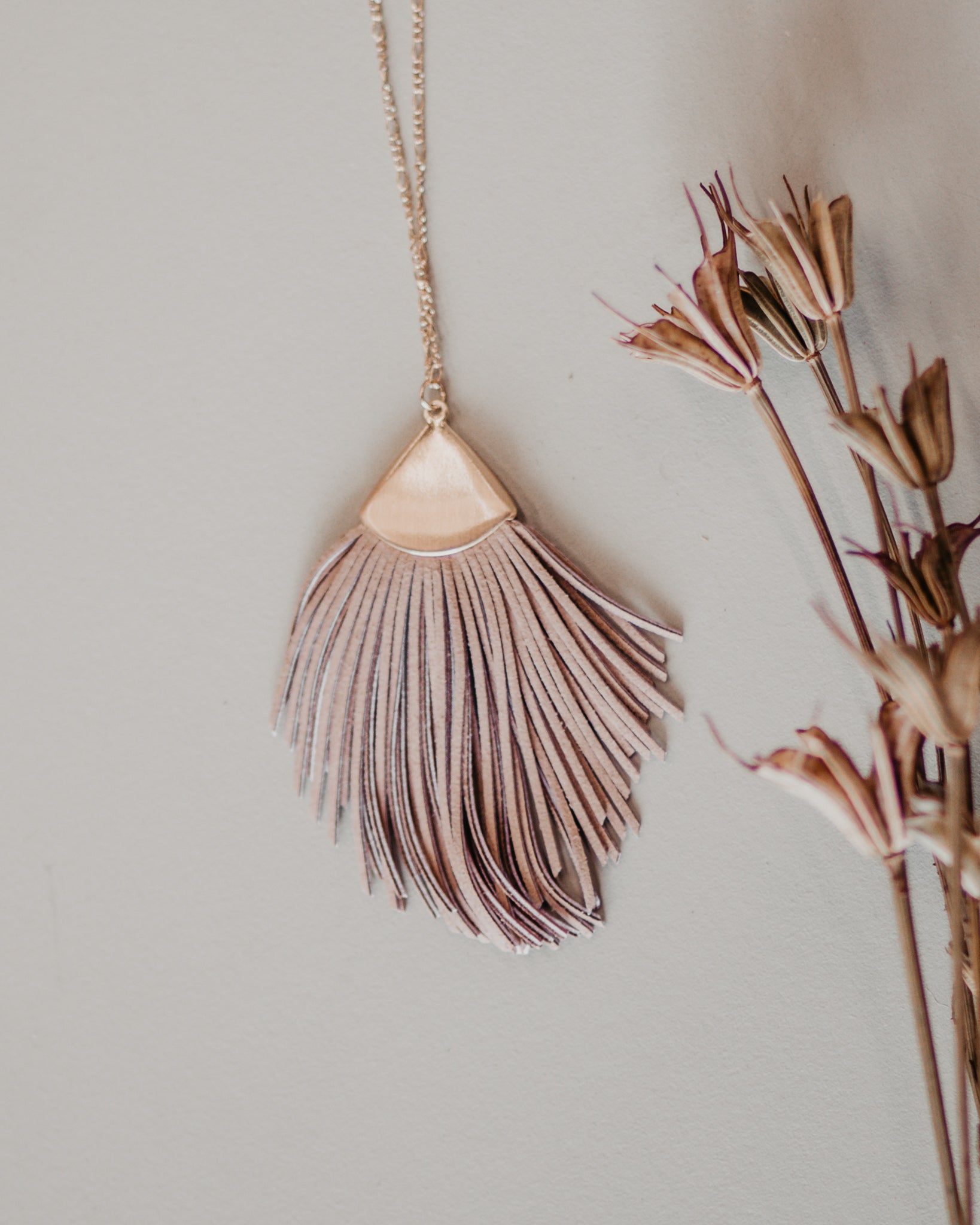 Long Fringe Necklace