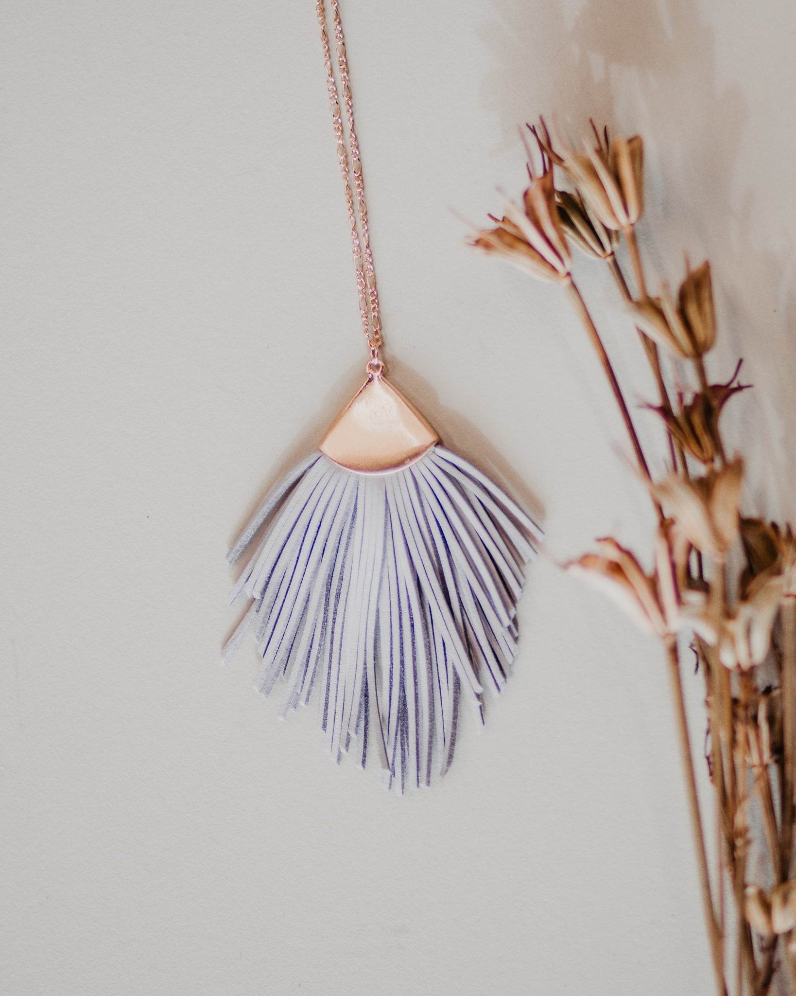 Long Fringe Necklace