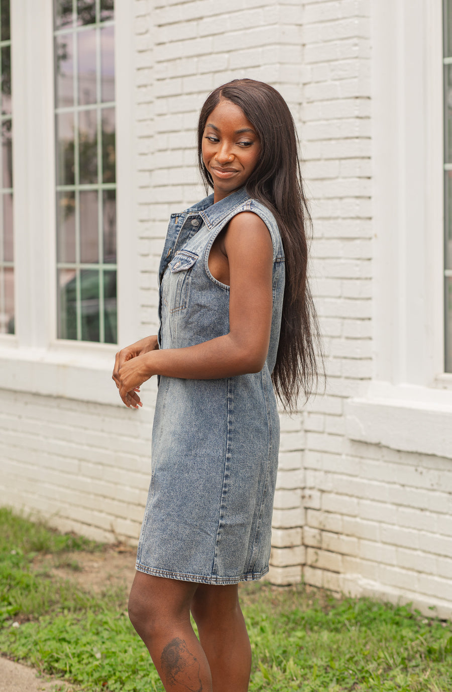 Makena Denim Dress