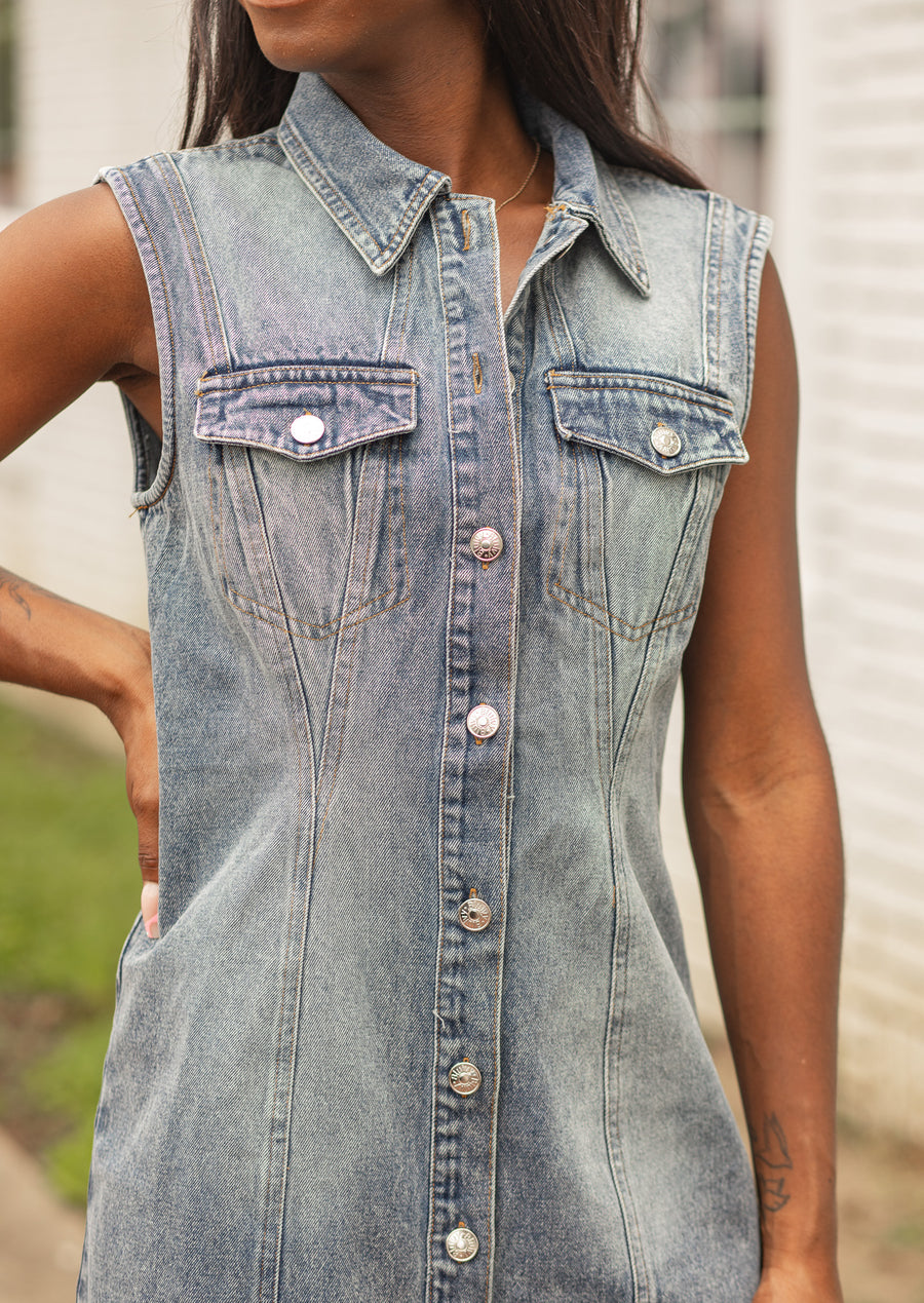 Makena Denim Dress