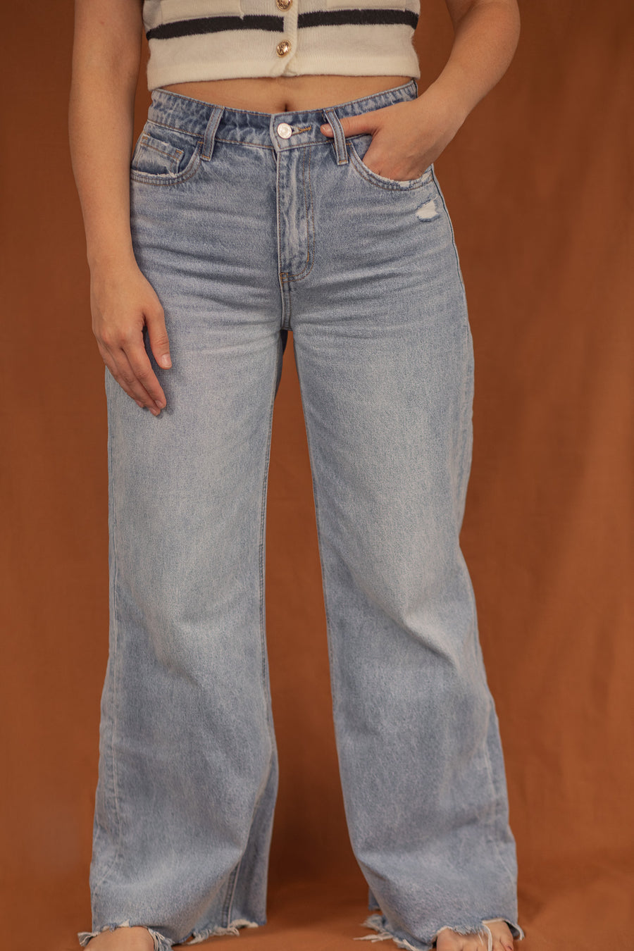 Vervet Olivia Wide Leg Jeans