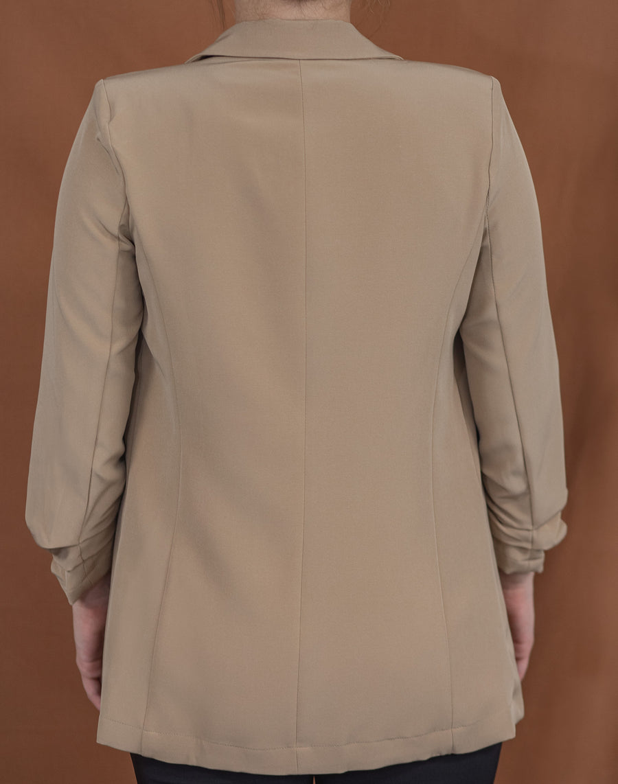 Blair Ruched Sleeve Blazer