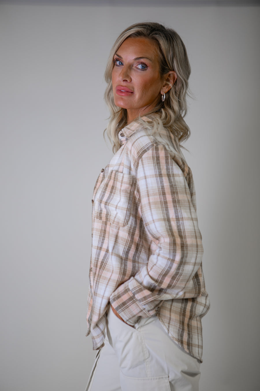 Holly Plaid Button Down