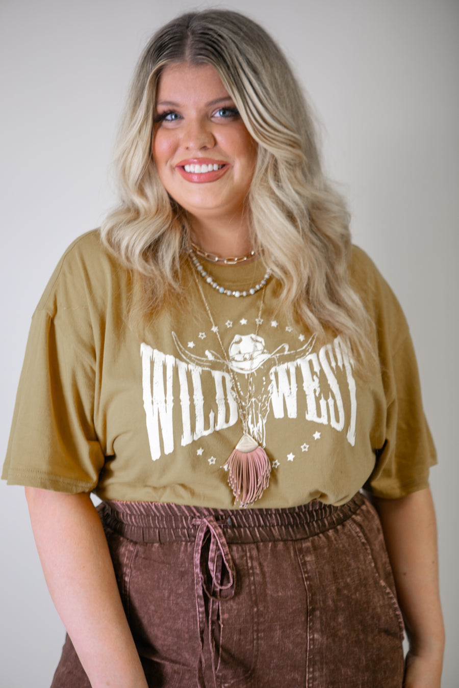 Wild West Cow Graphic Tee