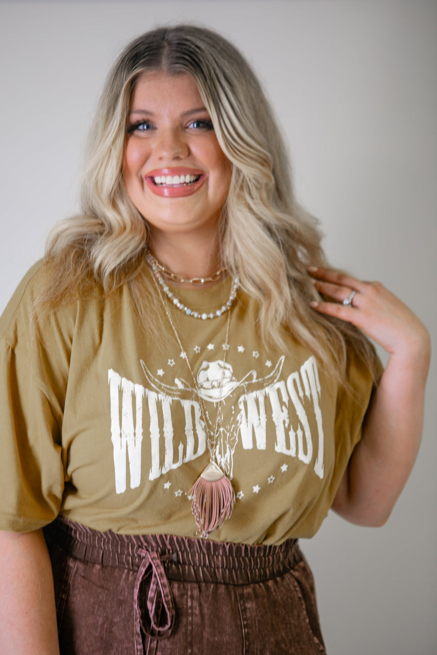 Wild West Cow Graphic Tee