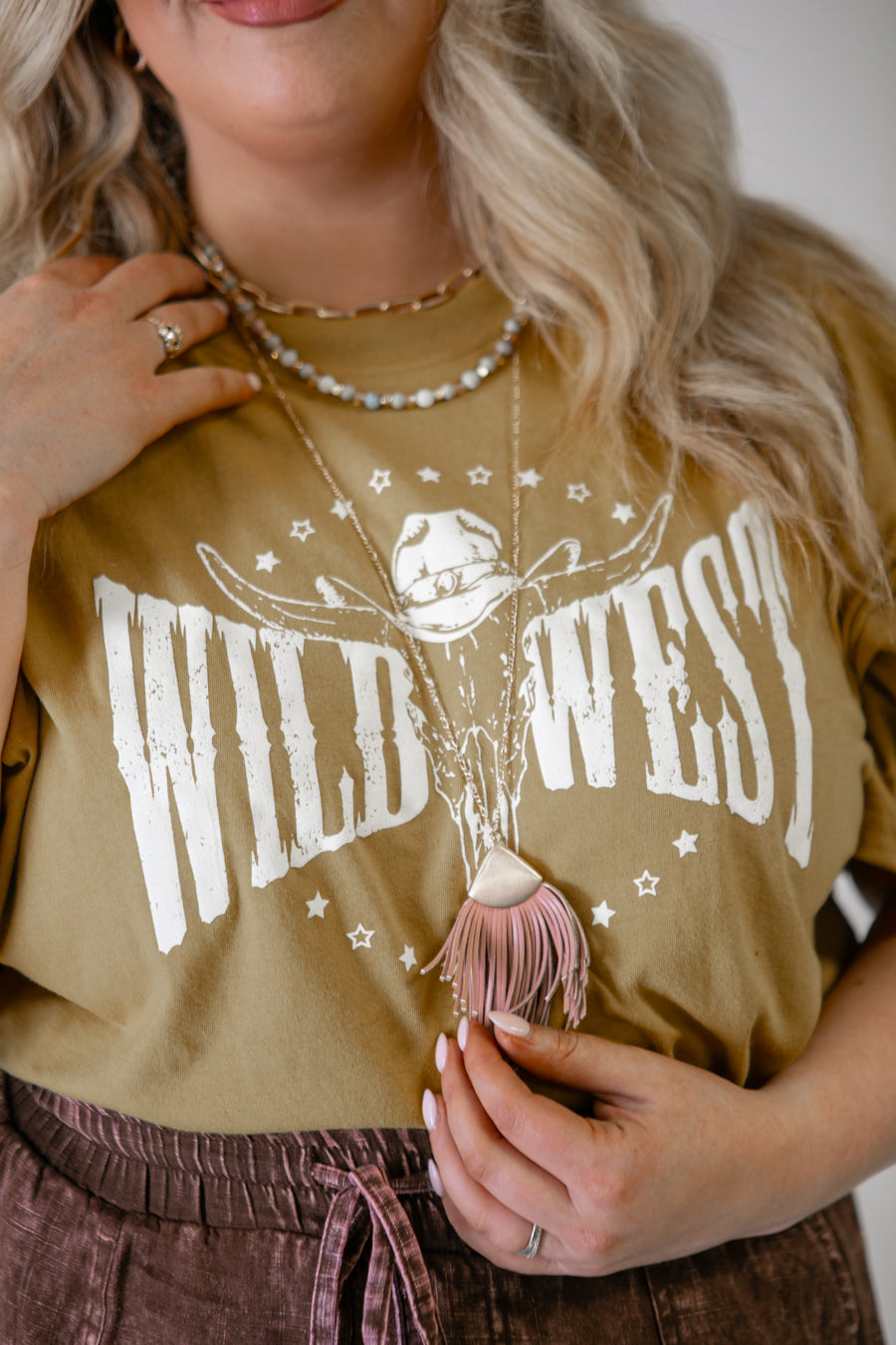 Wild West Cow Graphic Tee