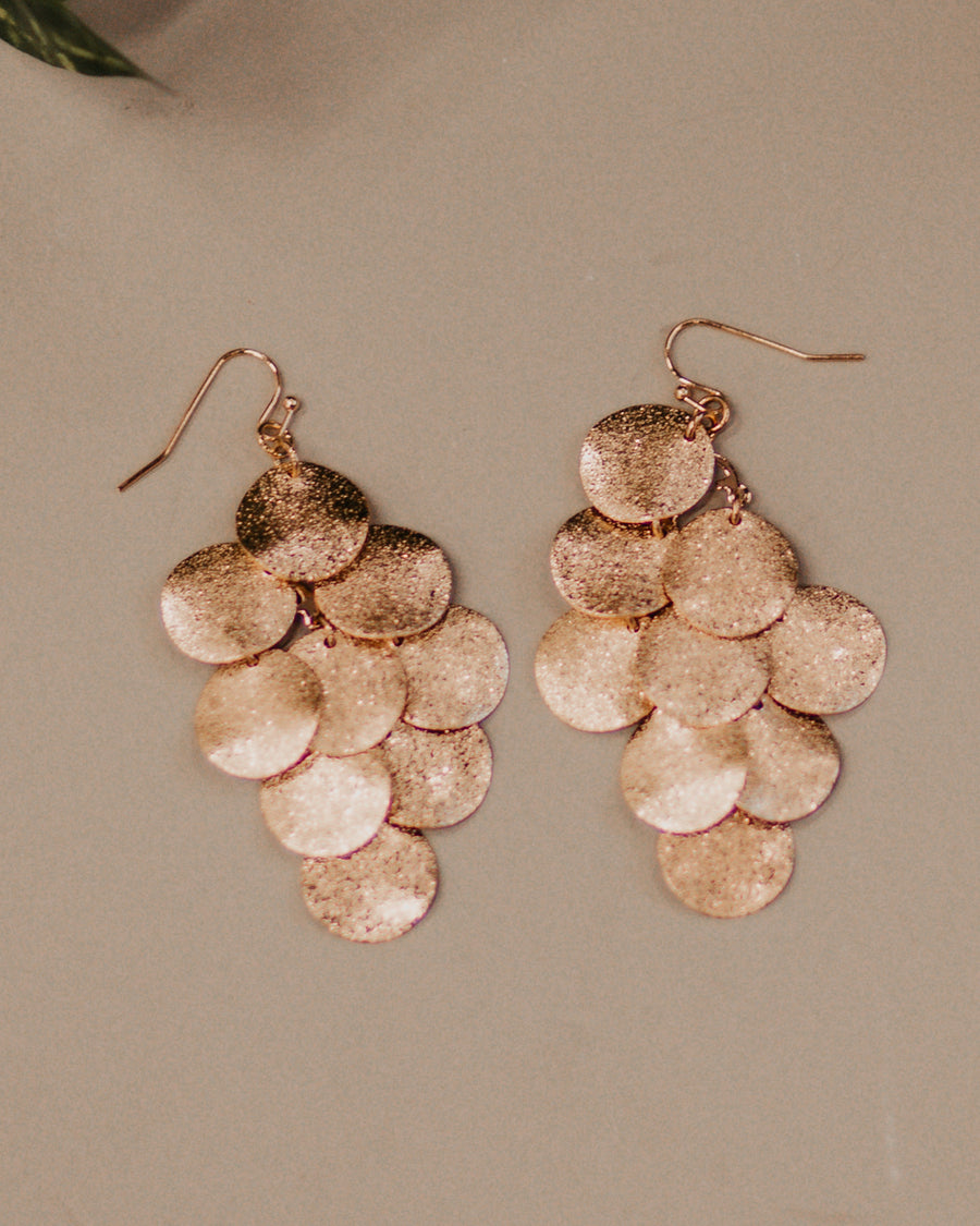 Chandelier Gold Earrings