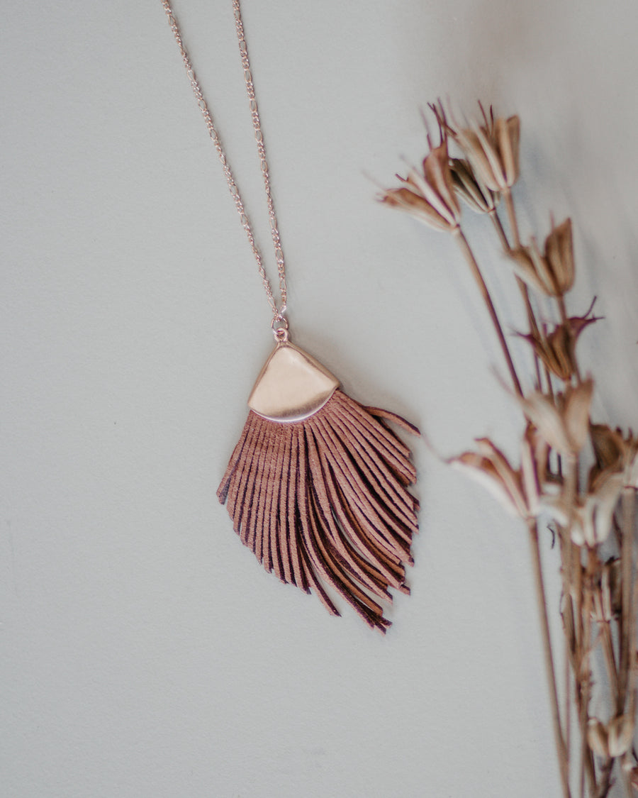 Long Fringe Necklace